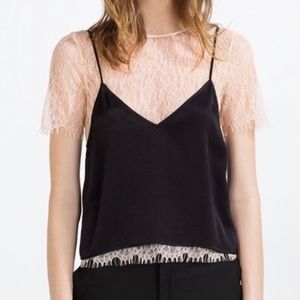 Zara lace top